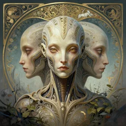 symmetry!! portrait of post apocalypse nature alien in the style of horizon zero dawn, machine face, intricate, elegant, highly detailed, digital painting, artstation, concept art, smooth, sharp focus, illustration, art by artgerm and greg rutkowski and alphonse mucha, 8 k