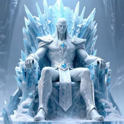 illidan sitting on the frozen throne
