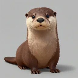 a portrait of a brown anthropomorphic otter, artstation, greg rutkowski, gregory manchess, greg hildebrandt, concept art, furry furaffinity