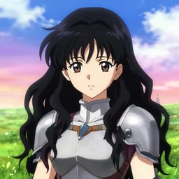 isekai colorful sky cute heavily dragon armored queen wavy black hair, grass plains. symmetrical face. perfect drawn eyes. beautiful lineart. bokeh pixiv # 1 ranking depth focus, chromatic aberration, noise, soft lighting, srgb, 4 k, cinematic rembrant kuvshinov ross tran john sargent leyendecker wlop guweiz