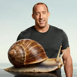 Vin Diesel as a snail