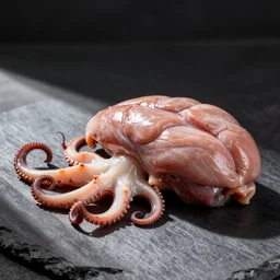 delicious raw tentacle brain bologna, food blog photo