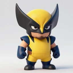 wolverine cute stick, masterpiece, trending on artstation