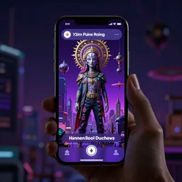 An app that transforms you into a Filipino, esoteric, occult, futuristic, app design, Y2K, by Nam June Paik, Hannah Hoch, Marcel Duchamp