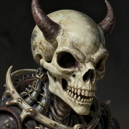 a portrait of a alien creature skull devil animal illustrated by miyazaki by karol bak, cinematic lighting, tom bagshaw, hyper detailed, vivid, hyper realism, highly detailed, rococo, trending on artstation, sharp focus, james jean, ultra detailed, 8 k, octane render