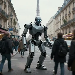 cctv footage of robot uprising in the streets of paris - n 9