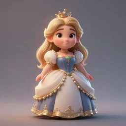 super cute fantasay princess 3D concept by Gediminas Pranckevicius, foggy, glowing effect, beautiful detailed, chubby, face realistic, Game Art, hyper detailed, no background, Character Modeling, cartoon, cinematic, raytrace, Trend on artstation, C4D