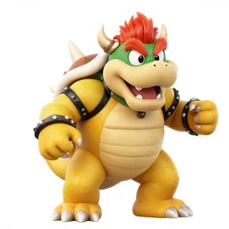 king koopa bowser as a muppet.