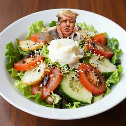 A salad inspired by Donald Trump