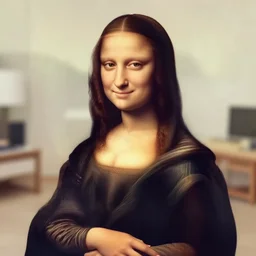 small chin monalisa female influencer sitting in room instagram selfie photo staring at camera with curly hair in gym photo by annie leibovitz # gym # photography # beauty