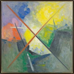 a painting by kandinsky