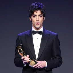 award winning portrait photo of prince the artist, stage photo