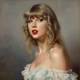taylor swift, baroque painting