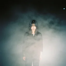 fujifilm superia x - tra 4 0 0 photo of vagrant at night volumetric fog