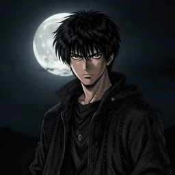 portrait, Wanderer on dreams, moon in the background, dark colors, sinister atmosphere, dramatic lighting, cinematic, establishing shot, extremely high detail, foto realistic, cinematic lighting, pen and ink, intricate line drawings, by Yoshitaka Amano, Ruan Jia, Kentaro Miura, Artgerm, post processed, concept art, artstation, matte painting, style by eddie mendoza, raphael lacoste, alex ross