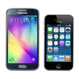 samsung galaxy s 2 2 mixed with a iphone 5 s