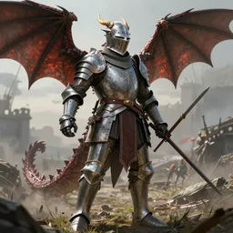 a humanoid dragon knight fighting in WW1 Trending on artstation DeviantArt Pinterest Photorealistic HD 8k highlights and shadow detailed High Resolution