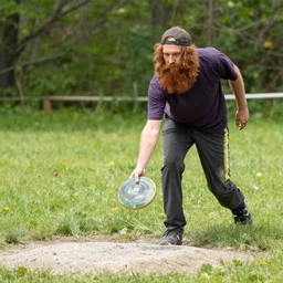 sisyphus playing disc golf