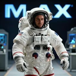 kurdish astronaut in a movie directed by christopher nolan, movie still frame, promotional image, imax 7 0 mm footage