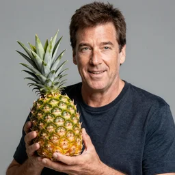 adam sandler holding a pineapple, ultra detailed portrait, 8 k, sharp focus, dorothea lange