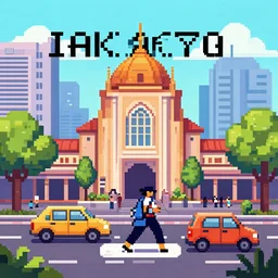 jakarta pixel art pinterest trending