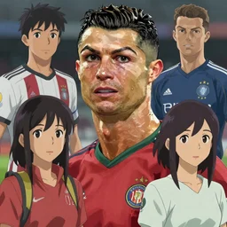 portrait Cristiano Ronaldo miss woman focus attractive eye enchanted official fanart behance hd artstation by Jesper Ejsing, by RHADS, Makoto Shinkai and Lois van baarle, ilya kuvshinov, rossdraws