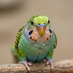 an amphibian budgerigar - frog - hybrid, animal photography