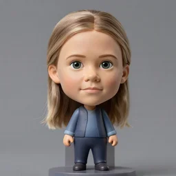 Greta Thunberg as a bobble head