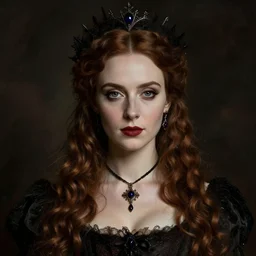 gothic princess portrait. by eleanor vere boyle