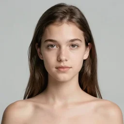 half - length portrait of girl, fine art portrait photography by richard avedon