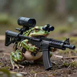 a rare frog equipped with m 2 4 9 machine gun and night vision target acquisition system, photo from jane defence weekly