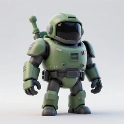 cartoon flash animation nano soldiers minimal military armor digital art hd 4 k