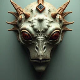 a surrealist!!! alien painting of a shaman's face, 3 d render, in the style of giuseppe arcimboldo, symbolist, soft colors, dramatic lighting, smooth, sharp focus, extremely detailed, aesthetically pleasing composition, octane render