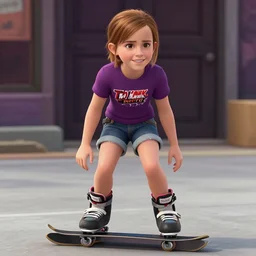 Screenshot of Emma Watson in Tony Hawk\'s Pro Skater