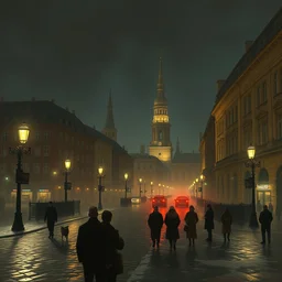 saint petersburg inspired by dostoevsky, novel by fyodor dostoevsky, 1 8 8 1, photo realism, trending on artstation