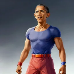 Barack Obama transforms into super sayan