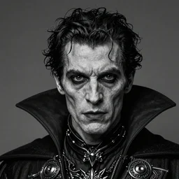 dracula reece witherspoon, character portrait, close up, concept art, intricate details, highly professionally detailed, cgsociety, highly detailed in the style of otto dix and h. r giger