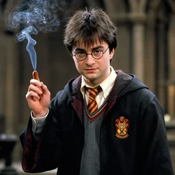 harry potter smoking
