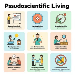 a visual guide to pseudoscientific living