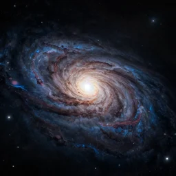 Wallpaper decorated as the universe