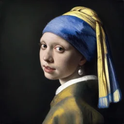 portrait of a beautiful young woman!! oil painting by johannes vermeer, 1 7 th century, art, oil on canvas, wet - on - wet technique, realistic, smooth, pay attention to facial details, expressive emotions, intricate textures, highly detailed, illusionistic detail, greg rutkowski