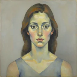 a portrait of a character by Gertrude Abercrombie
