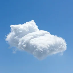 cloud in shape of bed