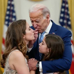 joe biden sniffing women and young girls