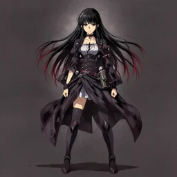 a full body portrait of a a warrior girl, gapmoe yandere grimdark, trending on pixiv fanbox, painted by greg rutkowski makoto shinkai takashi takeuchi studio ghibli