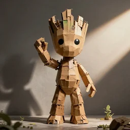cardboard groot