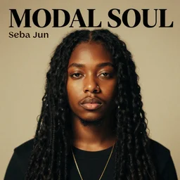 Seba Jun portrait, Modal Soul album cover