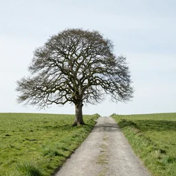 A lonesome Ash tree, watching over the path to Kentmere Hall.