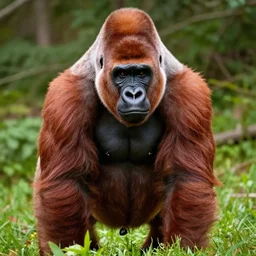 a ginger gorilla