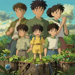 a rpg plataform game trailler, studio ghibli, pixar and disney animation, sharp, rendered in unreal engine 5, highly detailed, digital painting, artstation, concept art, smooth, sharp focus, illustration, wide angle, artbook, wallpaper, splash art, promo art, dramatic lighting, art by artgerm and greg rutkowski and bo chen and jin xiaodi